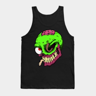 Zombie skull Tank Top